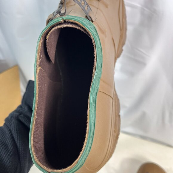 NEW Northerner 2 Buckle Hi-Chore Overshoe - Men 12 Brown Rubber Waterproof 41801 - Picture 7 of 15